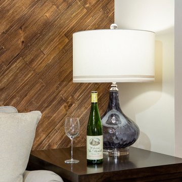 Dřevěné obkladové panely Mywoodwall™ Brushed Grain CHESTNUT