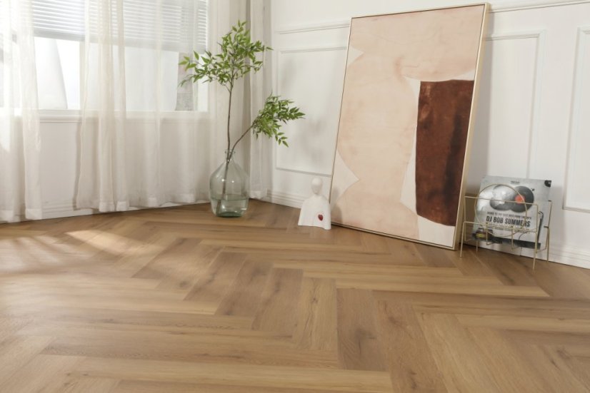 Vinylová podlaha zámková SPC herringbone Africa B Sparkline 009