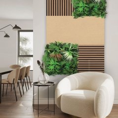 Filcový obkladový panel Jangal Modular Wall rPET CREAM 11205B, 1040 x 520mm, 0,5408m²