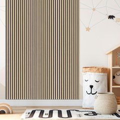 Akustický obkladový panel Jangal Smart - Light Oak - 10004, 2440 x 610mm, 6ks, 8,784m²