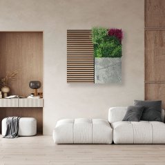 Kamenný obkladový panel Jangal Modular Wall Stone DIAMOND SLATE 11303A, 520 x 520mm, 0,2704m²