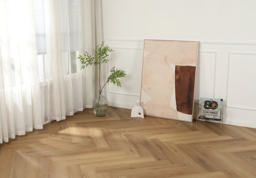 Vinylová podlaha zámková SPC herringbone Africa B Sparkline 009