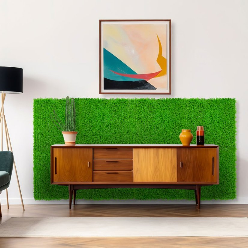 Květinový obkladový panel Jangal Modular Wall Design Flora Bright Green Design Grass - 11115