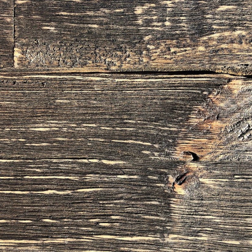 Dřevěné obkladové panely Mywoodwall™ Brushed Grain ANTHRACITE