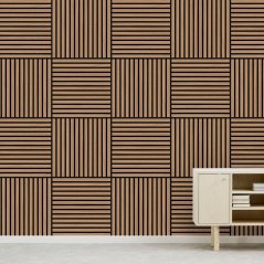 Akustický panel Jangal Modular Wall Smart - Davert Oak - 11003A, 520 x 520mm, 0,2704m²