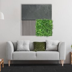 Kamenný obkladový panel Jangal Modular Wall Stone BLACK SLATE 11302B, 1040 x 520mm, 0,5408m²