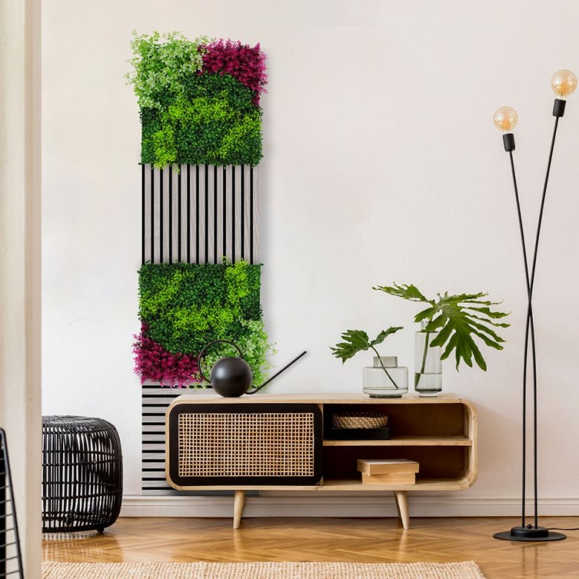Květinový obkladový panel Jangal Modular Wall Design Flora PINK MIXED FLORA 11119, 520 x 520mm, 0,2704m²