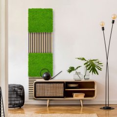 Mechový obkladový panel Jangal Modular Wall Design Moss LIME GREEN 11121, 520 x 520mm, 0,2704m²