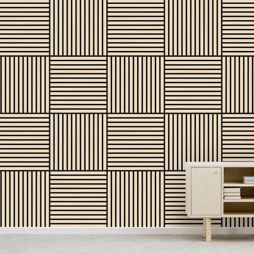 Akustický panel Jangal Modular Wall Smart - Letea Oak - 11001A, 520 x 520mm, 0,2704m²