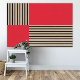 Filcový obkladový panel Jangal Modular Wall rPET RED - 11200A