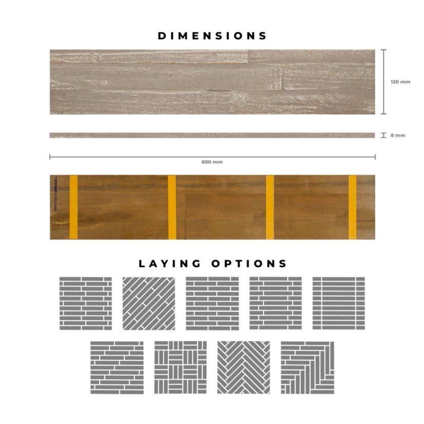 Dřevěné obkladové panely Mywoodwall™ Arcadian MARTINI