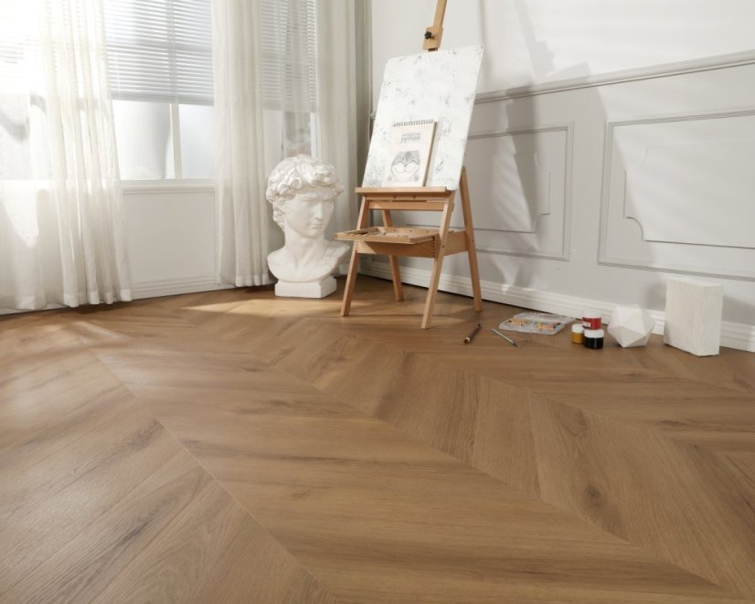 Vinylová podlaha zámková SPC GIANT8 Chevron CL002 Lucid