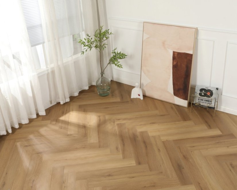Vinylová podlaha zámková SPC herringbone Africa B Sparkline 009