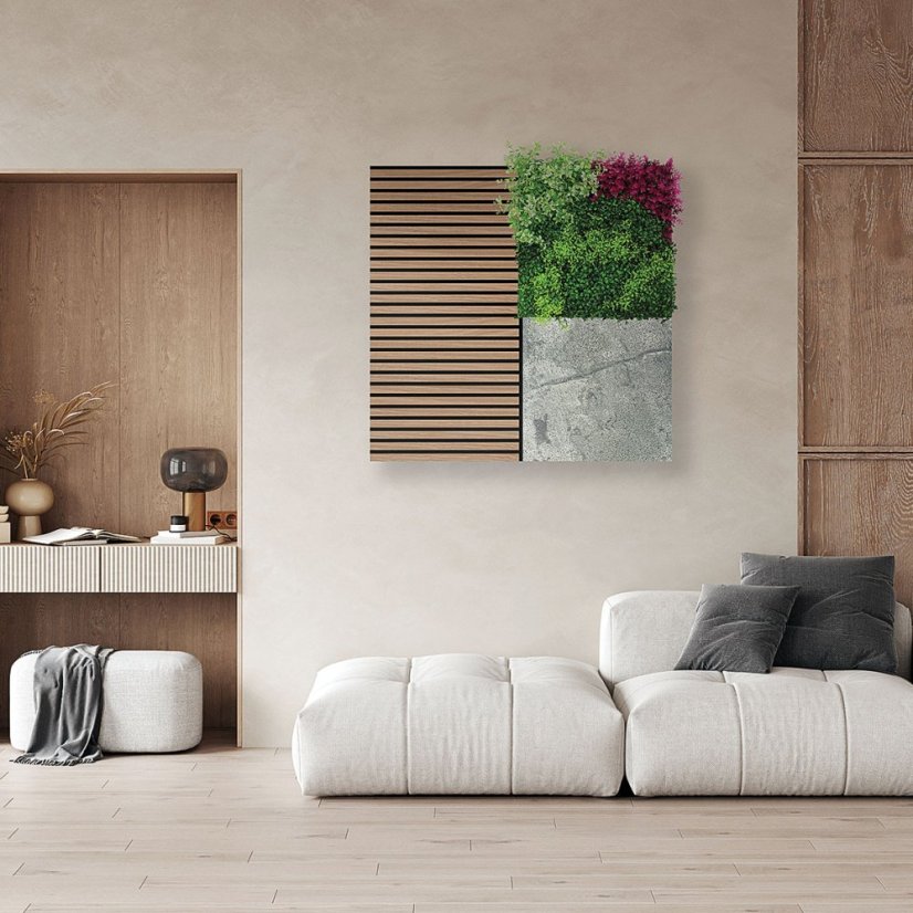 Kamenný obkladový panel Jangal Modular Wall Stone DIAMOND SLATE 11303A, 520 x 520mm, 0,2704m²