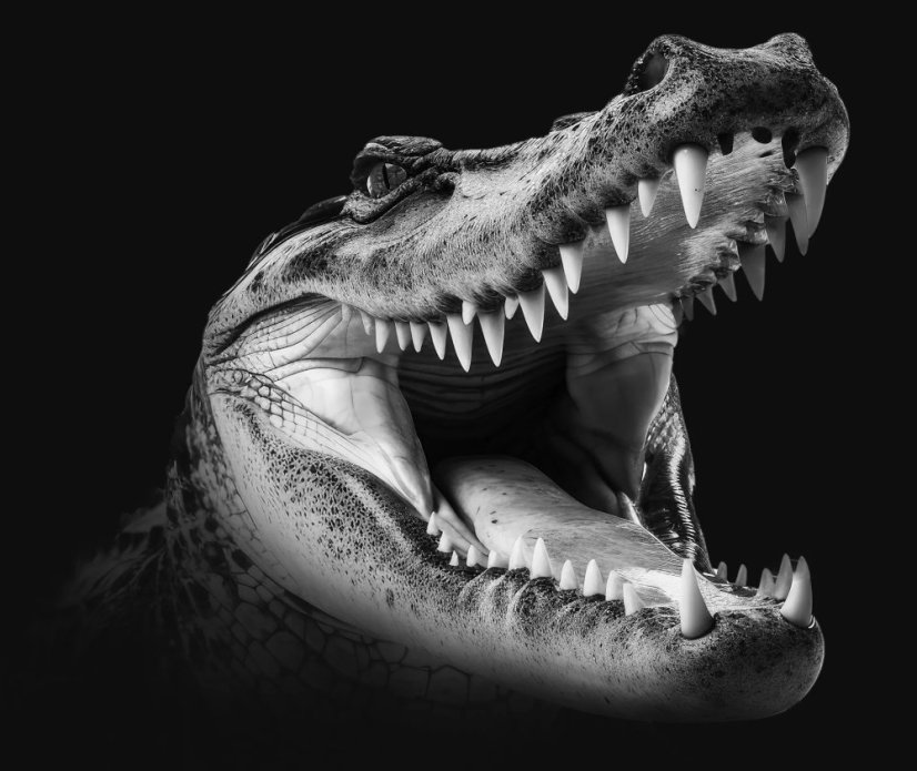 Vinylová podlaha lepená Republic Floor Dryback Crocodile THUG DC001