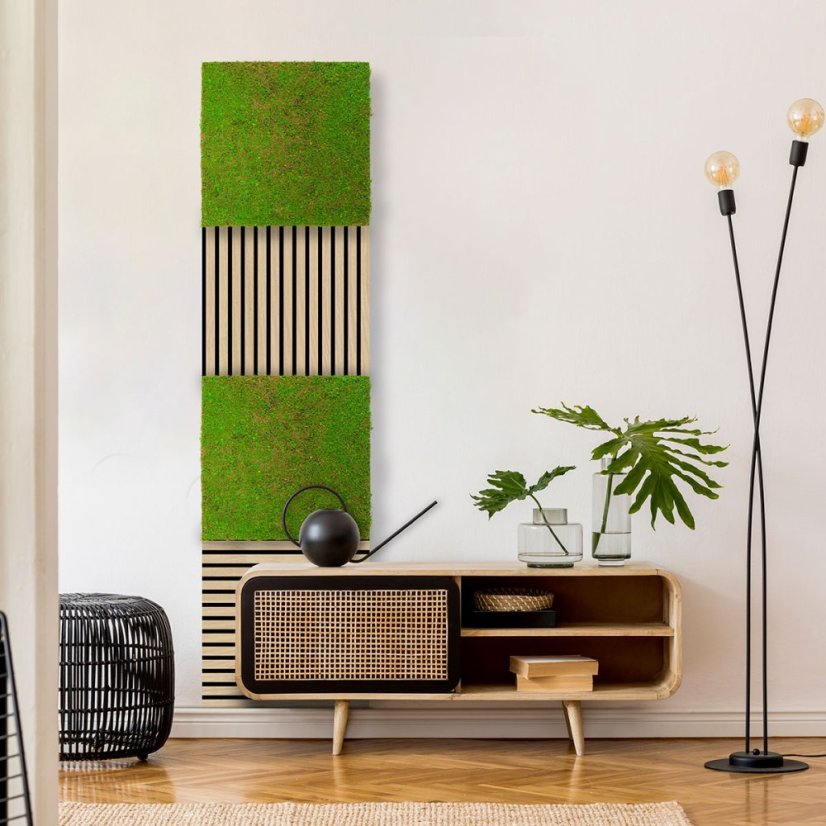 Květinový obkladový panel Jangal Modular Wall Nature Design Flora LIGHT GREEN COCONUT 11106, 520 x 520mm, 0,2704m²