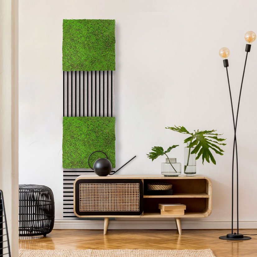 Květinový obkladový panel Jangal Modular Wall Nature Design Flora FOREST GREEN ANCIENT TREE 11107, 520 x 520mm, 0,2704m²