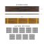 Dřevěné obkladové panely Mywoodwall™ Brushed Grain ANTHRACITE