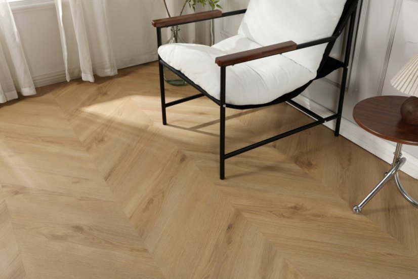 Vinylová podlaha zámková SPC GIANT8 Chevron CL001 Ashtrace