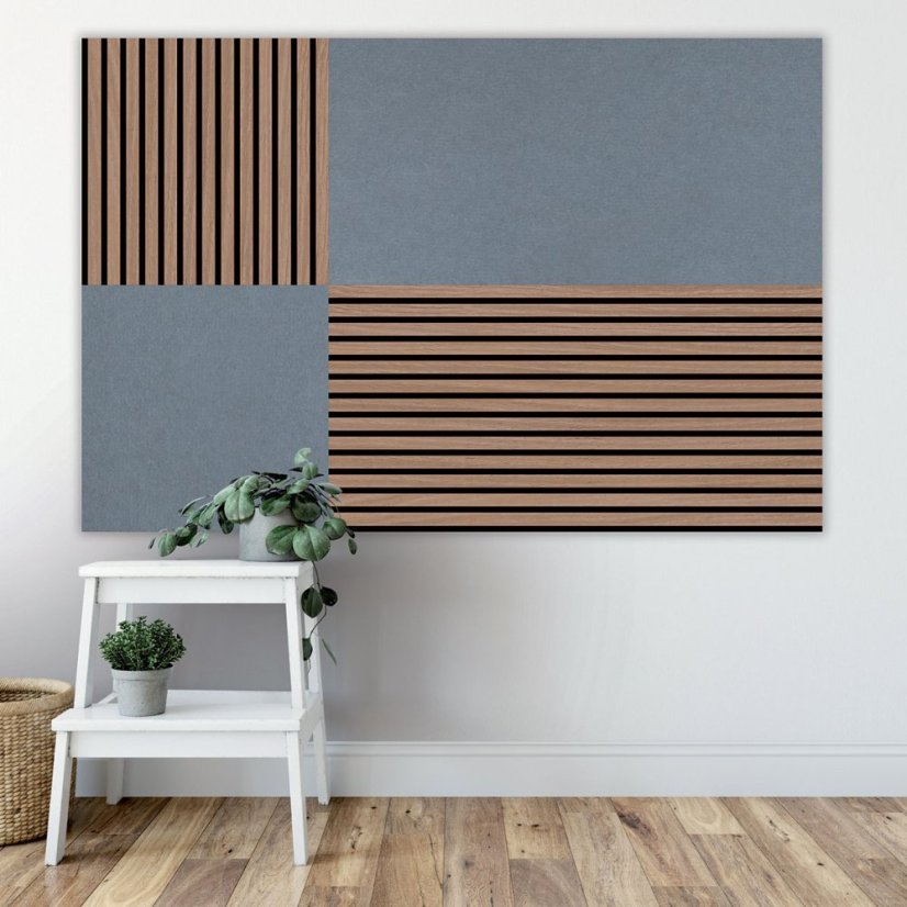 Filcový obkladový panel Jangal Modular Wall rPET GREY 11203A, 520 x 520mm, 0,2704m²