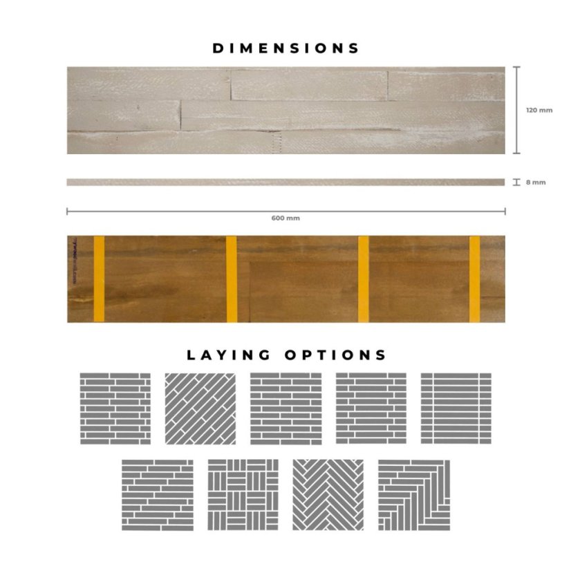 Dřevěné obkladové panely Mywoodwall™ Arcadian SAFARI