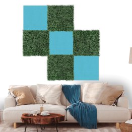 Filcový obkladový panel Jangal Modular Wall rPET TEAL BLUE - 11204A