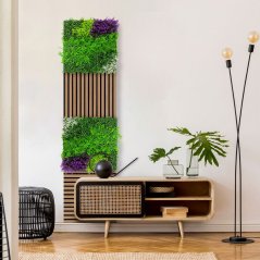 Květinový obkladový panel Jangal Modular Wall Design Flora VIOLET MIXED FLORA 11116, 520 x 520mm, 0,2704m²