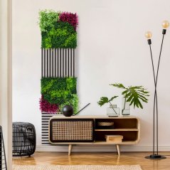 Květinový obkladový panel Jangal Modular Wall Design Flora PINK MIXED FLORA 11119, 520 x 520mm, 0,2704m²