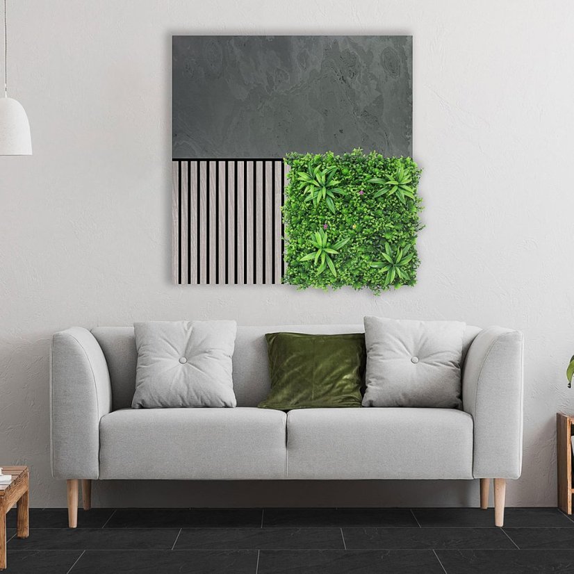 Kamenný obkladový panel Jangal Modular Wall Stone BLACK SLATE 11302B, 1040 x 520mm, 0,5408m²