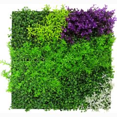 Květinový obkladový panel Jangal Modular Wall Design Flora VIOLET MIXED FLORA 11116, 520 x 520mm, 0,2704m²