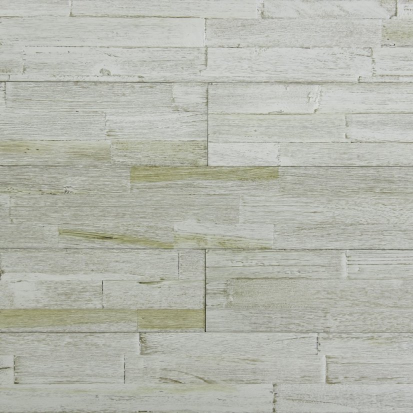 Dřevěné obkladové panely Mywoodwall™ Brushed Grain ANTIQUE WHITE