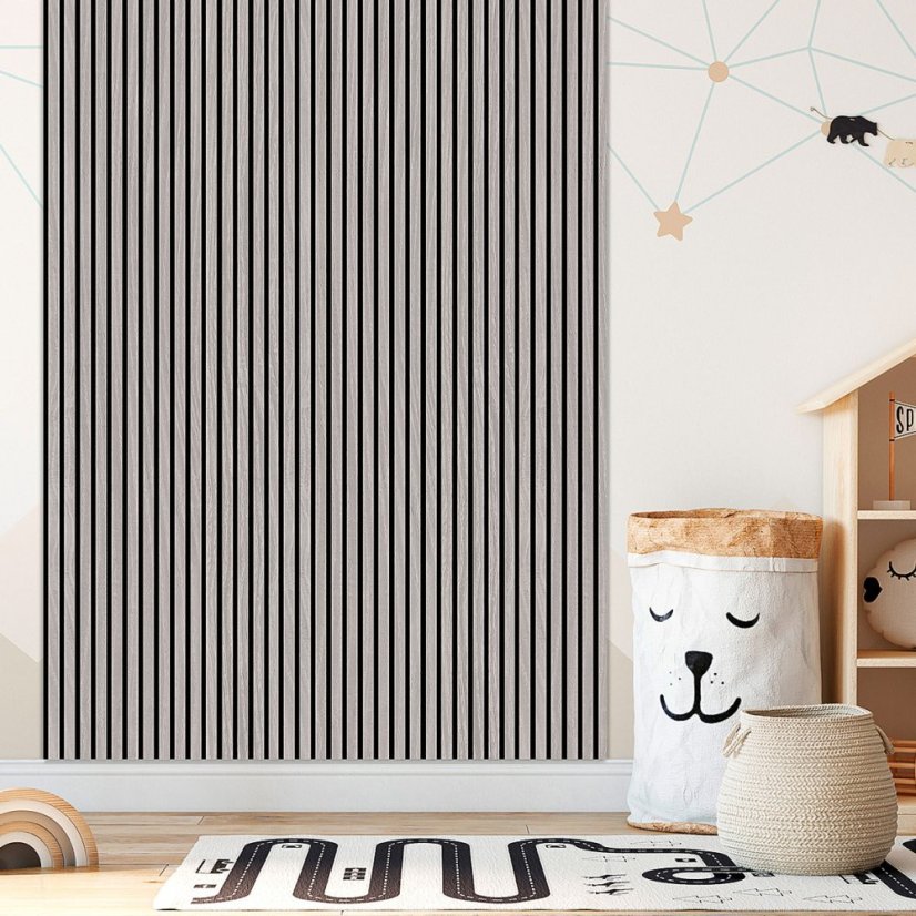 Akustický obkladový panel Jangal Smart - Grey Oak - 10006, 2440 x 610mm, 6ks, 8,784m²