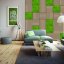 Přírodní mechový obkladový panel Jangal Modular Wall Nature Moss BRIGHT GREEN 11102, 520 x 520mm, 0,2704m²