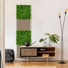 Květinový obkladový panel Jangal Modular Wall Design Flora Mixed Green Design Buxus - 11112