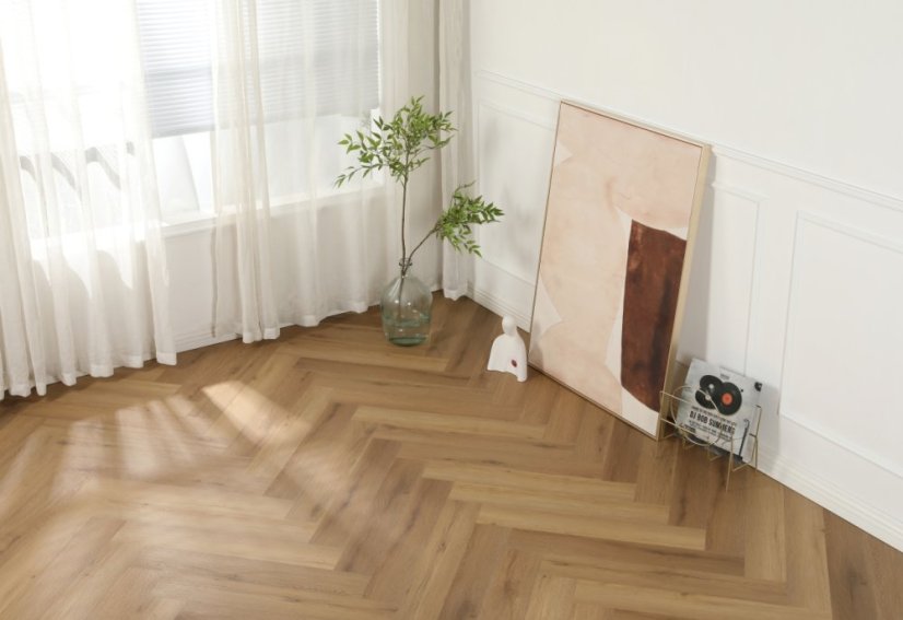 Vinylová podlaha zámková SPC herringbone Africa B Sparkline 009