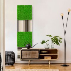 Květinový obkladový panel Jangal Modular Wall Design Flora Bright Green Design Grass 11115, 520 x 520mm, 0,2704m²