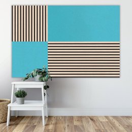 Filcový obkladový panel Jangal Modular Wall rPET TEAL BLUE - 11204A