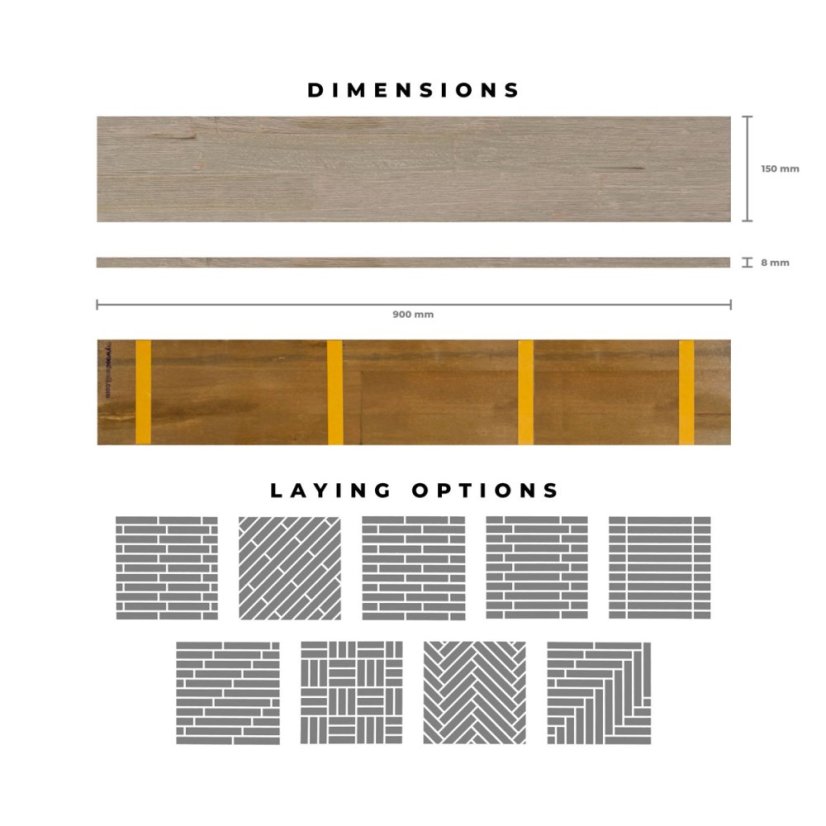 Dřevěné obkladové panely Mywoodwall™ Brushed Grain GREEN TEA