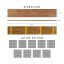 Dřevěné obkladové panely Mywoodwall™ Brushed Grain BOURBON